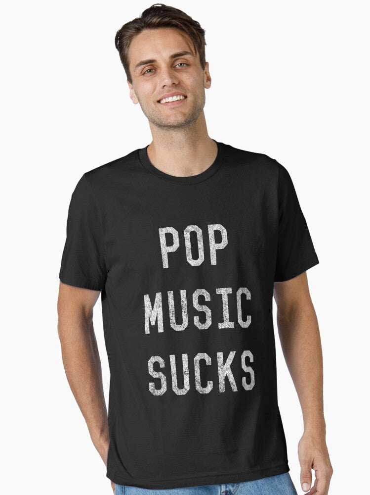 Vintage Pop Music Sucks Essential T Shirt T Shirt Trending US Gift Ready