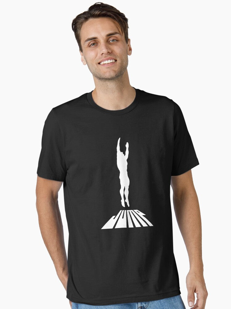 Vertical Jump Workout Gym Bodybuilding Essential T-shirt | Trendy Graphic Tee | Casual Unisex T-shirt