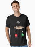 Fih Calling Remind me Message Decline Accept Phone Call Fish Essential T-Shirt | Premium Unisex T-Shirt, Trending Graphic Tee