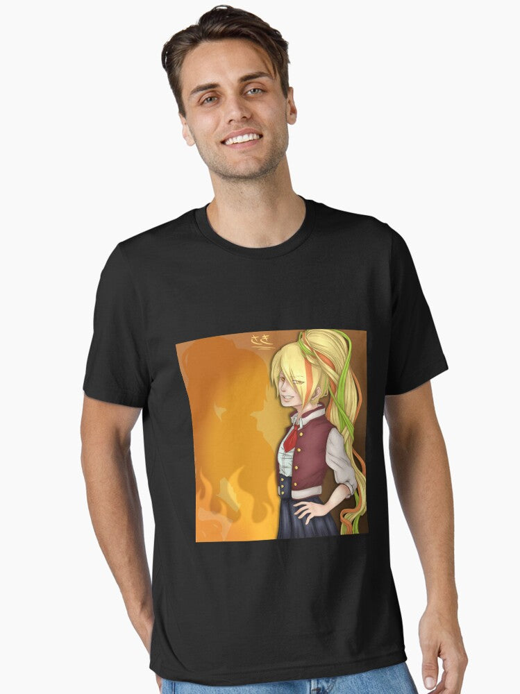 Burninx27 Hot Saki Nikaidou print Classic Essential T-Shirt Poster | Streetwear Vibe | Great Gift Idea