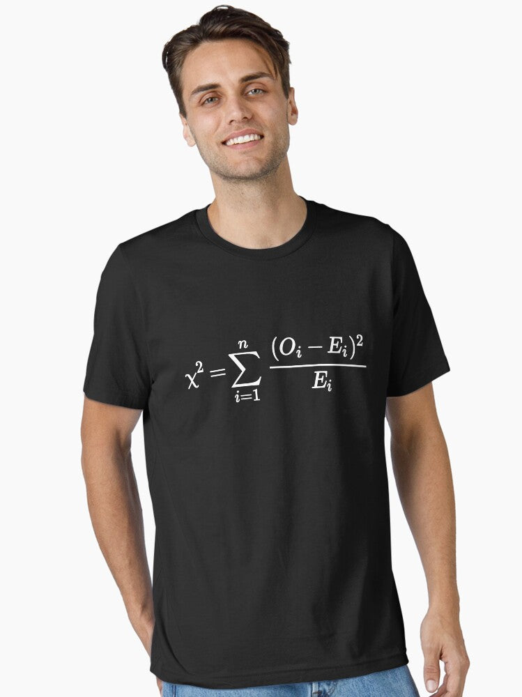 Chi Square Test Formula Statistician Data Scientist Design Essential T Shirt T Shirt Limited Vibe