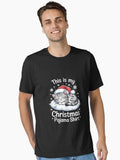 Cat Official Christmas Sleepshirt Xmas Kitten Pajama Essential T-Shirt | Premium Unisex T-Shirt, Trending Graphic Tee
