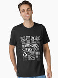 Warehouse Supervisor T Shirt Multitasking Certified Job Item Tee Essential T Shirt