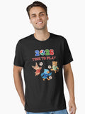 Soccer Mascots 2026 USA Mexico Canada Time To Play Essential T-Shirt