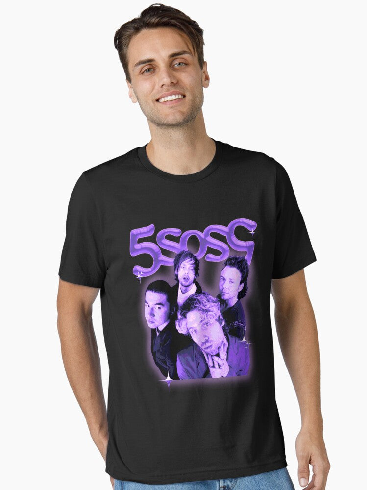 5sos5 Vintage Graphic Purple Essential T Shirt T Shirt Minimal Artwork