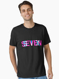Glitch Optical Illusion Six Seven 6 7 Meme Gen Alpha Slang Essential T-Shirt | Premium Unisex T-Shirt, Trending Graphic Tee