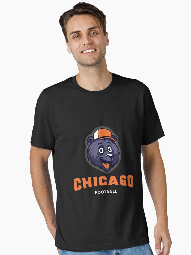 City Bear Football Essential T Shirt T Shirt Everyday Wear