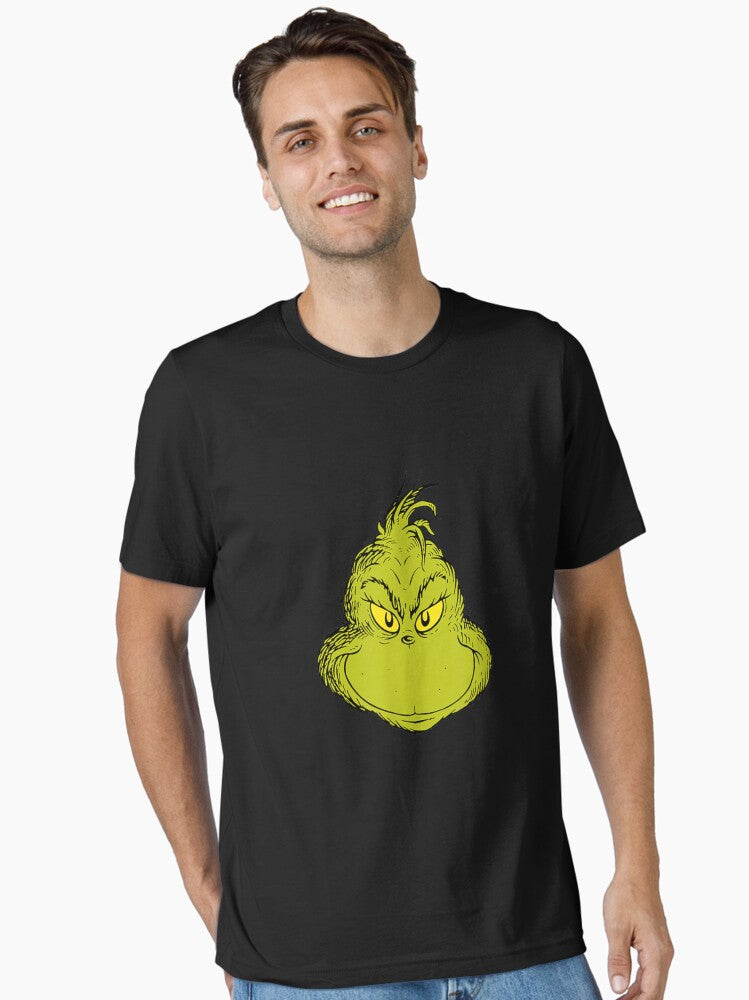 Classic Grinch Face Essential T Shirt T Shirt Holiday Trending Christmas Season Pick
