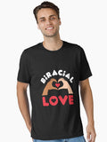 Biracial Love Mixed Race Couple Interracial Essential Shirt T Shirt Premium Print