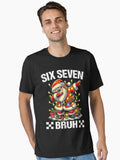 67 Meme 6 7 Christmas Dabbing Six Seven Bruh Funny Boys Kids Essential T-Shirt | Premium Unisex T-Shirt, Trending Graphic Tee