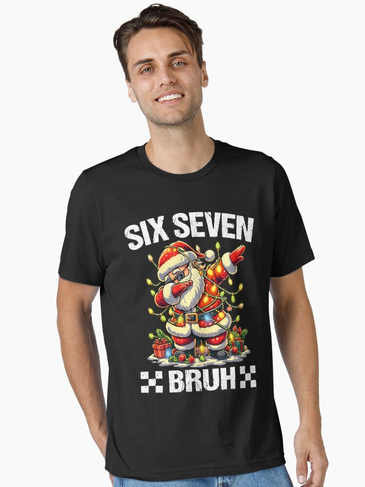 67 Meme 6 7 Christmas Dabbing Six Seven Bruh Funny Boys Kids Essential T-Shirt | Premium Unisex T-Shirt, Trending Graphic Tee