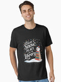 Librarian There s Snow Place Like The Library Christmas Snow Essential T Shirt T Shirt Trending 2025 Streetwear Essentia