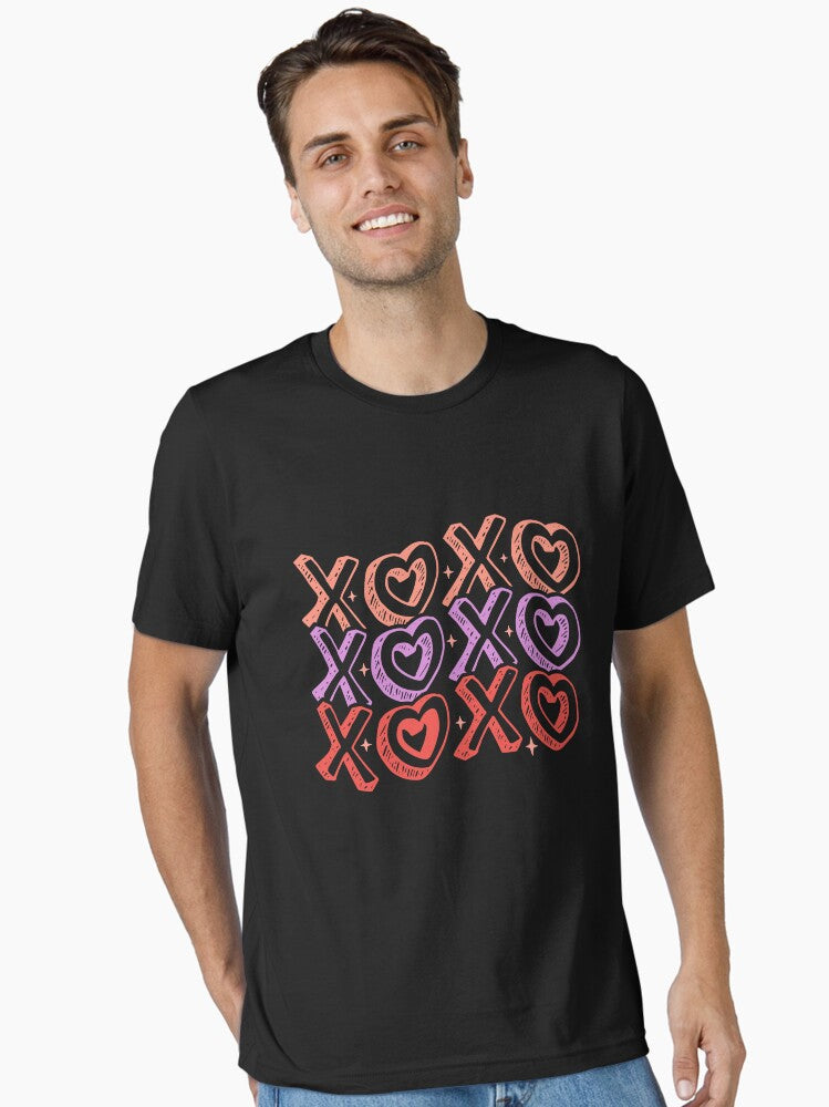xoxo retro valentine day love Valentine Day xoxo valentine day Valentines Day Quote XOXO Valentines Text in Hot Pink Ess