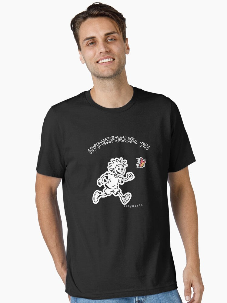 Hyperfocus: Chasing The Color – ADHD Line Art Essential T-Shirt