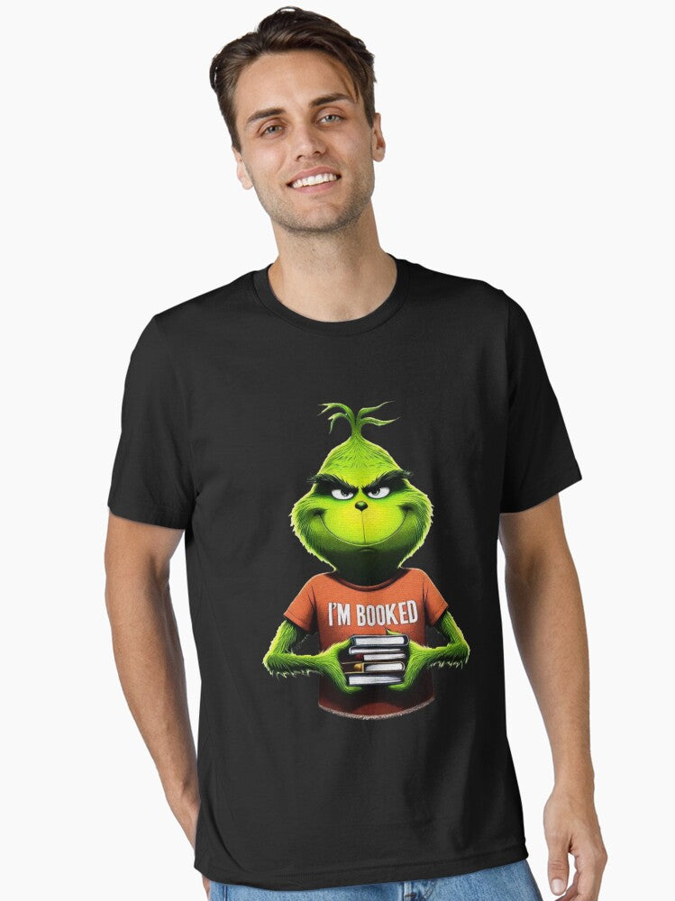 The Grinch Book Lover Funny Reading Quote Illustration Essential T Shirt T Shirt Holiday Trending Christmas Season Pick