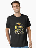 Senior 2026 Class of 2026 Graduation Tee Essential T Shirt T Shirt Comfort Fit Daily Wear