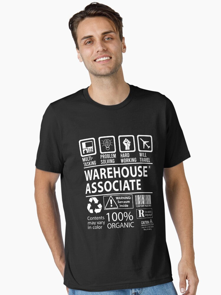 Warehouse Associate T Shirt Multitasking Certified Job Item Tee Essential T Shirt