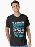 Warehouse Operations Manager T Shirt Freaking Awesome Job Item Tee Essential T