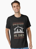Spoiler Alert He Dies Jesus Nativity Scene Ugly Christmas Essential Shirt T Shirt Minimal Style