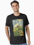 Art Bell Retro Sci Fi UFO Art Essential T-Shirt | Premium Unisex T-Shirt, Trending Graphic Tee