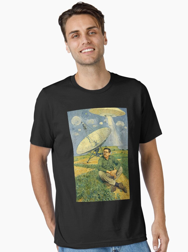 Art Bell Retro Sci Fi UFO Art Essential T-Shirt | Premium Unisex T-Shirt, Trending Graphic Tee