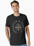 Orthodoxy Or Death Greek IC XC NIKA Christogram Essential Shirt T Shirt Clean Design
