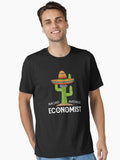 Fun Funny economist Humor Gifts Funny Cactus illustration distressed Design Meme Saying economist Dad Husband Christmas