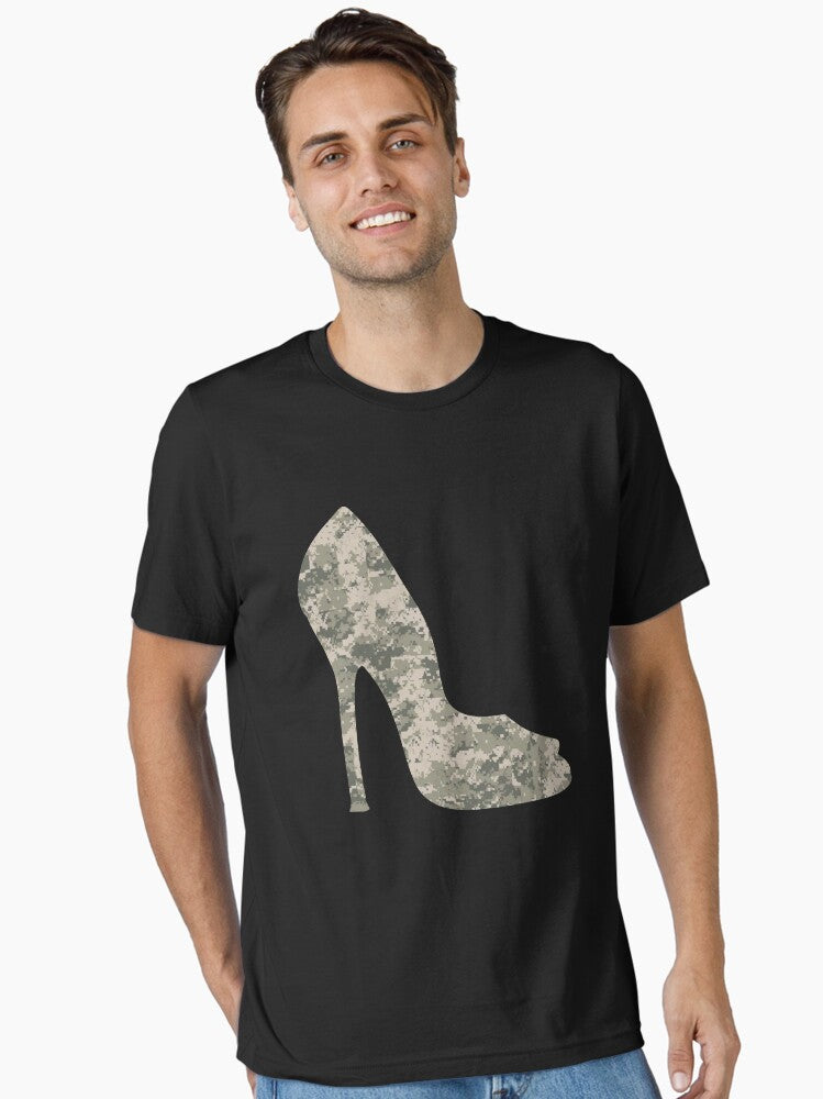 Heels Digital Camo Women s Camouflage High Heels Gear Essential T Shirt T Shirt Aesthetic Fit Fan Favorite