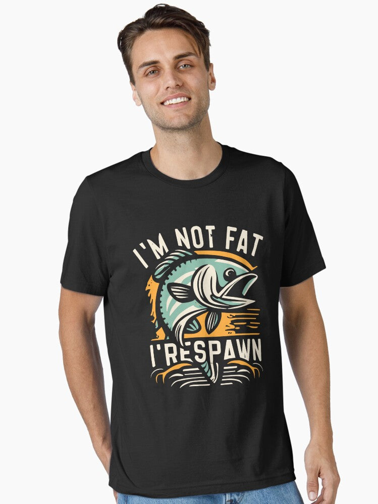 I m Not Fat I m Prespawn bass fishing funny graphic Essential T Shirt T Shirt US Market