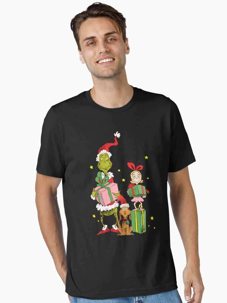 Funny Christmas Grinchs Movies Grinchs Cin dy Lous Lover Gift Essential T Shirt T Shirt Holiday Trending Christmas Seaso