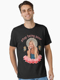 Paris Hilton Stop Being Poor Essential T Shirt T Shirt Comfort Fit Pop Art Style