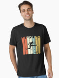 Vintage Retro Hurdling Silhouette For Sport Lover
