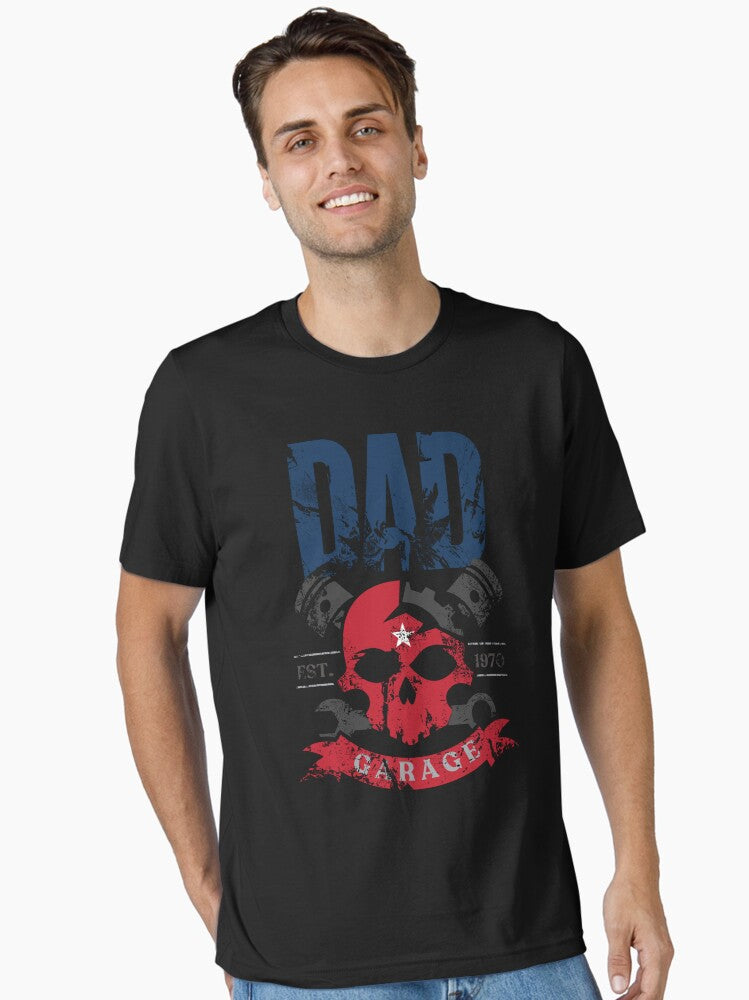 DAD Garage EST 1970 Essential Shirt T Shirt Gift Ready
