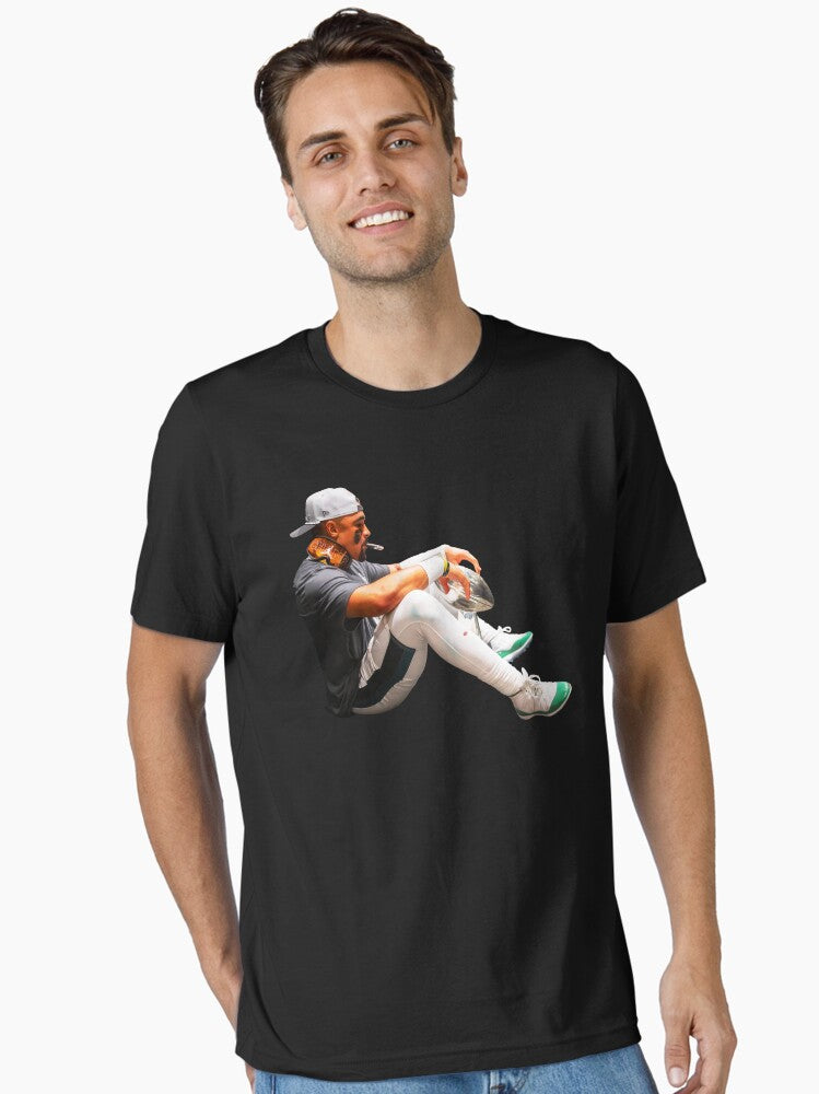 Jalen Hurts Championship Trophy Essential Shirt T Shirt Clean Design