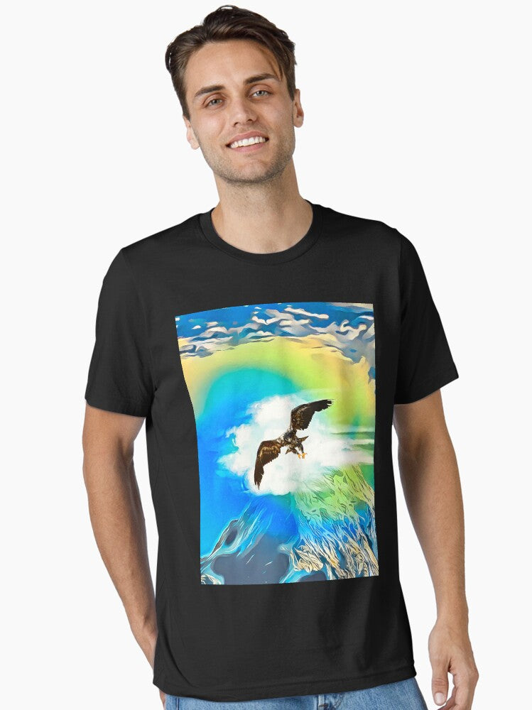The eagle in the mountains Essential Shirt T Shirt Minimal Style