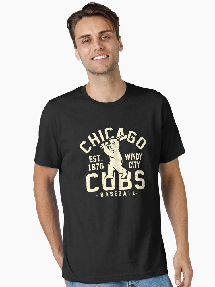 City Baseball Retro 1 Essential T Shirt T Shirt Everyday Wear