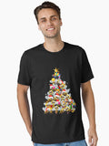 Bees Christmas Tree Beekeeper Gifts Essential T-Shirt | Premium Unisex T-Shirt, Trending Graphic Tee