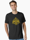 Orthodox Christian double headed Byzantine Eagle Gold Essential Shirt T Shirt Minimal Style