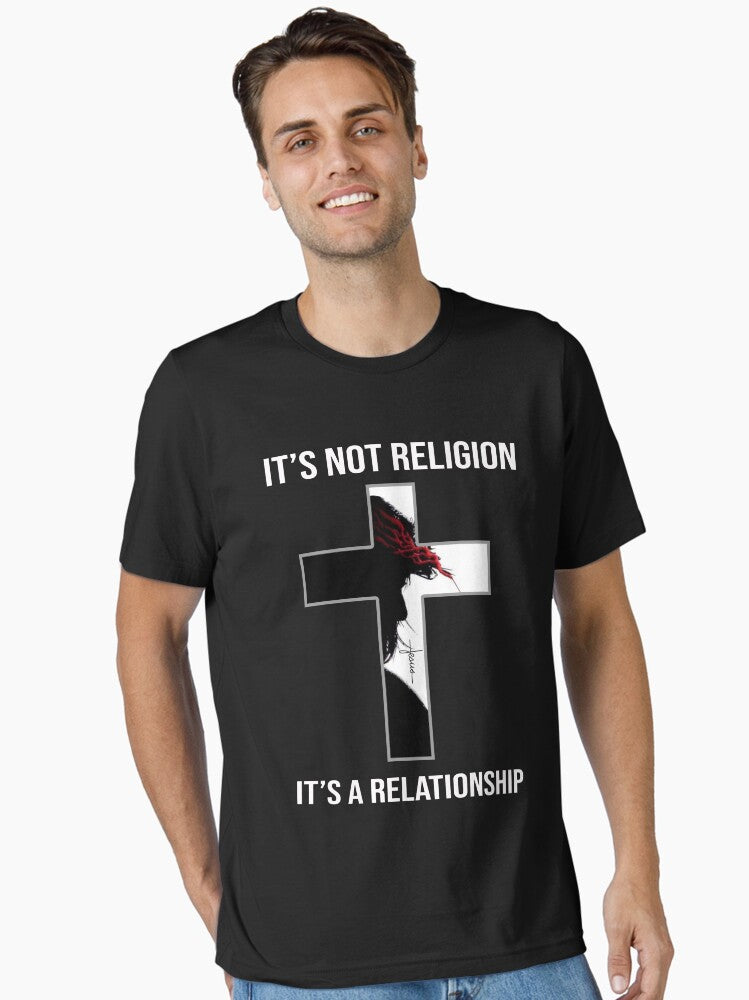 Jesus it not a religion it a relationship shirt Essential Shirt T Shirt Minimal Style