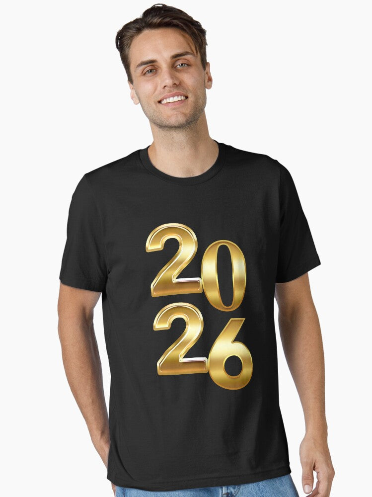 2026 golden numbers Essential T Shirt T Shirt Comfort Fit Best Seller Look
