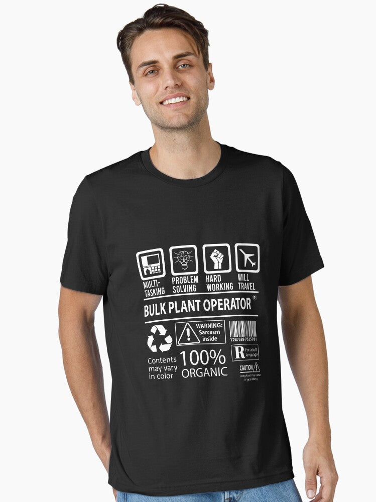 Bulk Plant Operator T Shirt MultiTasking Certified Job Gift Item Tee Essential T Shirt T Shirt Gift Ready