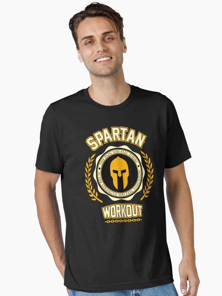 Spartan Workout Essential T Shirt T Shirt Premium Print