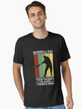 Baseball Dad Some People Have To Wait Their Entire Lives funny retro vintage baseball dad Essential T Shirt T Shirt