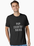 Pop Country Sucks Essential T Shirt T Shirt Viral TikTok Modern Aesthetic