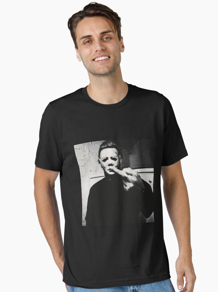 Halloween Middle Finger Horror Movie Essential T Shirt T Shirt Clean Design