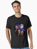 Three Wiseau Moon Essential T-Shirt | Premium Unisex T-Shirt, Trending Graphic Tee