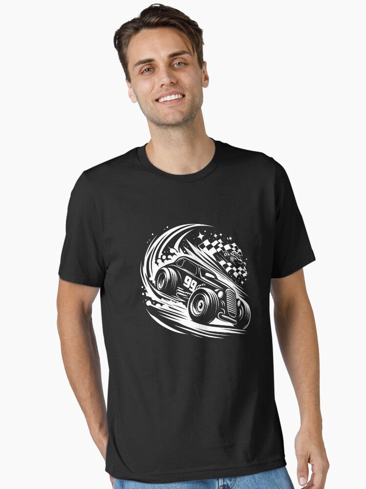 Showcasing derby cars with a dynamic race vibe Essential T Shirt T Shirt Streetwear Style Hot Right Now
