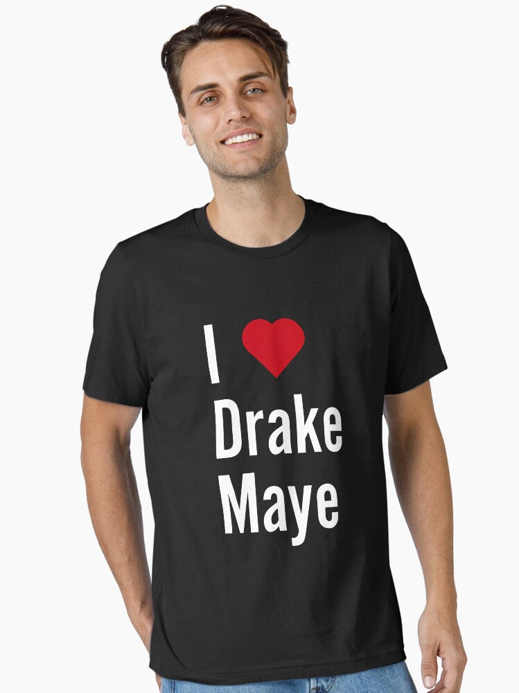 I love Drake Maye I heart Drake Maye Essential T-Shirt | Premium Unisex T-Shirt, Trending Graphic Tee