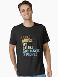 Saluki Dog Lover Gift Cute Book Dogs Lover Bookish Dog Fans Essential T Shirt T Shirt Viral US Style Streetwear Essentia