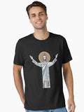 Touchdown Jesus Essential Shirt T Shirt Clean Design